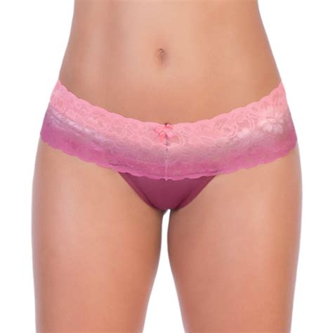 Kit c 3 Calcinha Fio Duplo Cós Rendado Degradê Lut Lingerie Galé Lingerie Calcinhas sutiãs