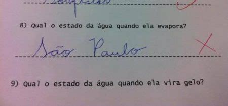 Alunos Engra Adinhos Que Deram As Respostas Mais Criativas Em Provas