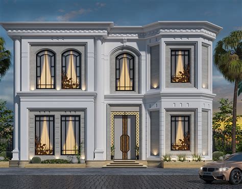 Neo Classic Villa Elevation Behance