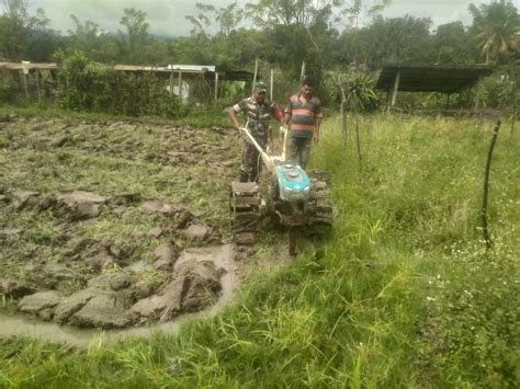 Koramil Juhar Bantu Petani Pengolahan Lahan Pertanian Untuk Tanaman