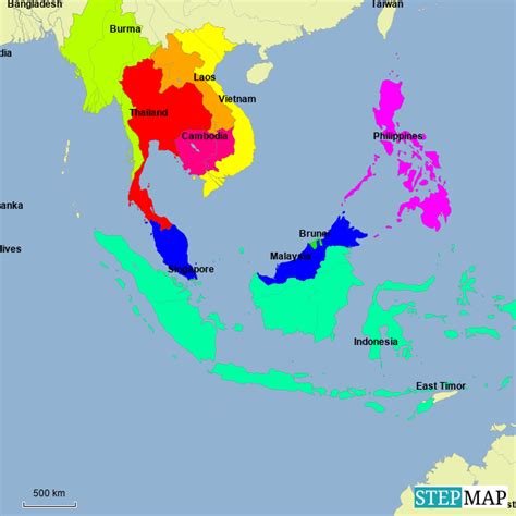 ASEAN Members Map