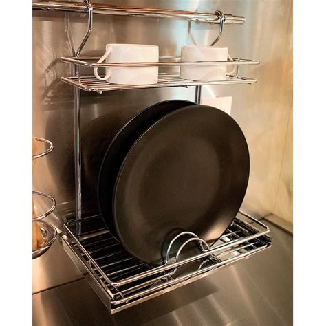 Escorredor De Louça Com Bandeja Inox - Escorredor de Louça Suspenso Cromado com Bandeja Inox Masutti Copat ...