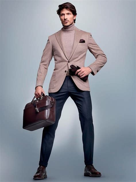 Beige Suit Jackets And Tuxedo Turtleneck Blazer Fashion Tips With Grey