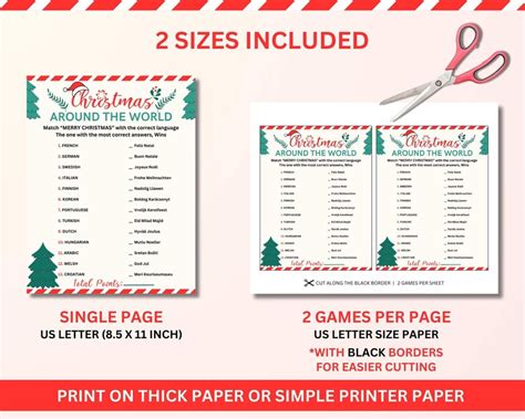 Printable Christmas Games Adults Bundle Office Christmas Party Games