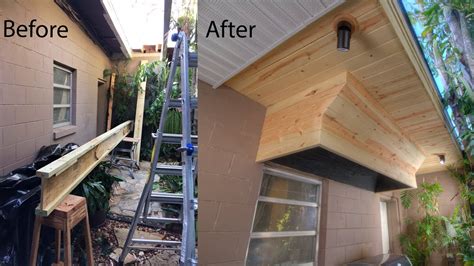 Extend Porch Roof With Diy Structural Beams Youtube