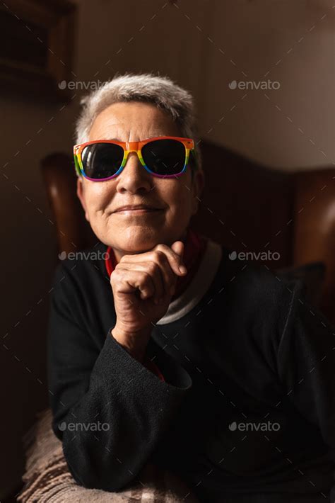 Portrait Of Lesbian Older Lady Stock Photo By Meniphoto PhotoDune