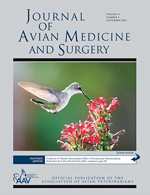 Journal Of Avian Medicine And Surgery Association Of Avian Veterinarians