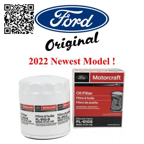 Genuine Ford Motorcraft Oil Filter (Original) FL910S FOR Audi Chevrolet ...