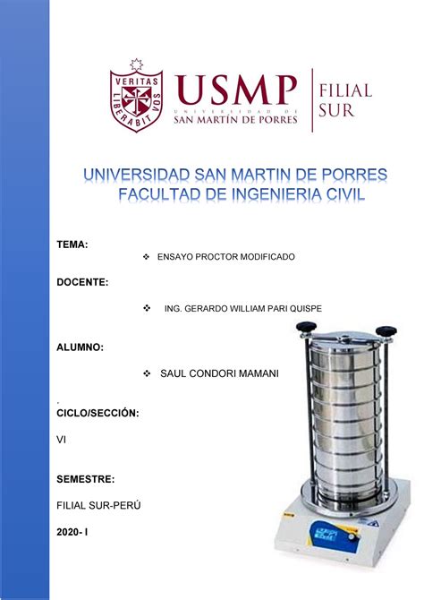 Informe Proctor Modificado Warning Tt Undefined Function Tema