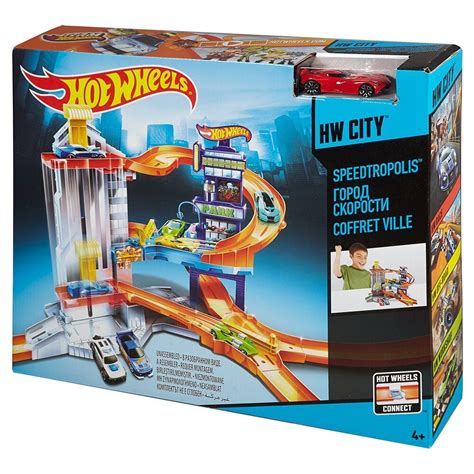 Set De Joaca Hot Wheels Speedtropolis Garage Playset EMAG Ro
