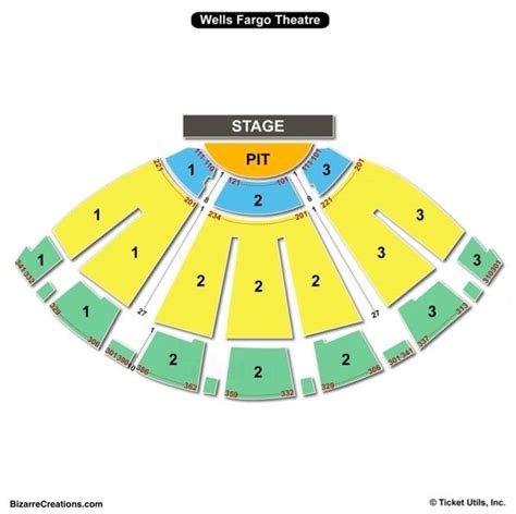 The Amazing As Well As Gorgeous Bellco Theater Seating Chart Seating