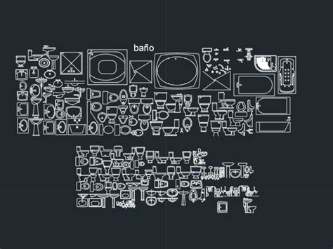 Blocs Sanitaires Dans Autocad Téléchargement Cad Gratuit 37242 Kb