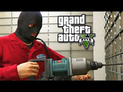 GTA V Online O GRANDE ROUBO Ao BANCO COMPLETO DLC Heists YouTube