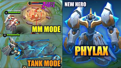 New Hero Phylax Tank Marksman Mobile Legends Youtube