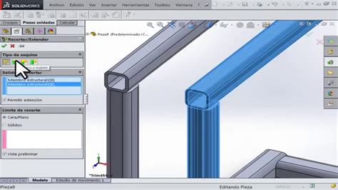 Solidworks Tutorial En Estructuras Met Licas Metallic Structures Youtube