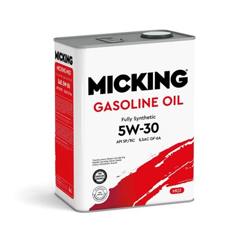 Моторное масло Micking Gasoline Oil MG1 5W-30 синтетическое API SP/RC ...