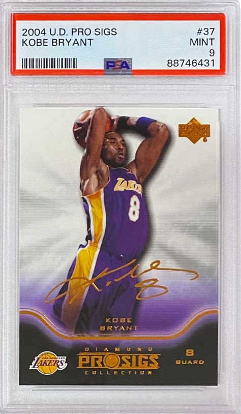 Kobe Bryant Upper Deck Pro Sigs Diamond Collection Los Angeles