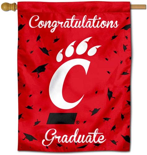 College Flags And Banners Co Cincinnati Bearcats Graduation