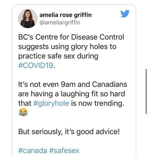 Glory Hole Memes Explode As Canada Promotes Glory Holes For Safe Sex During COVID19 Times Gloryhole