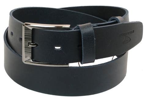 Купить Кожаный мужской Ремень bobi под джинсы Skipper 4.5 см Темно ...