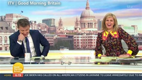 Good Morning Britain Viewers Distracted By Kate Garraways Bold