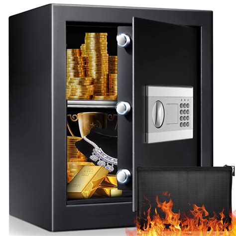 Buy DIOSMIO Fireproof Safe With Fireproof Bag 2 5CT Safe Box Fireproof