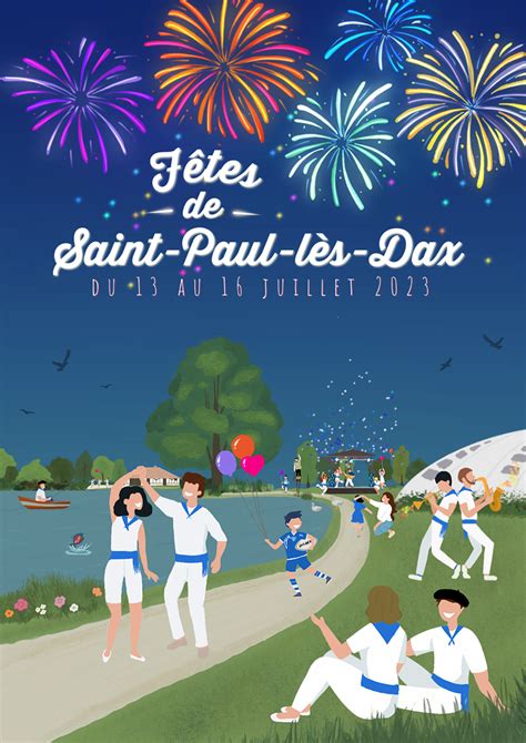 Concours affiche des fêtes 2023 Saint Paul lès Dax