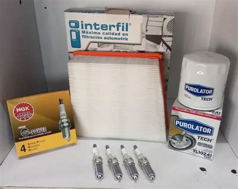 Kit Afinación Ford Figo Bujías Platino Sin Aceite Envío gratis