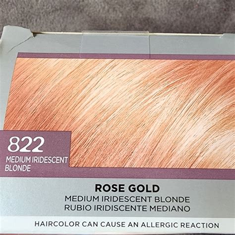 L Oreal Hair Loreal Paris Feria Multifaceted Shimmering Rose Gold Medium Iridescent Blonde
