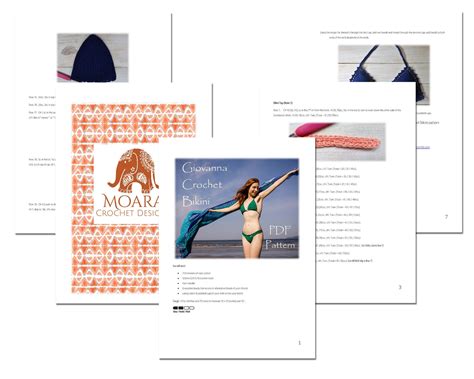 Crochet Bikini Pdf With HIDDEN ELASTIC Crochet Bikini Etsy