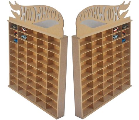 2 Porta Carrinhos Hot Wheels Para 50 Carrinhos Em Mdf Cru Mercado Livre