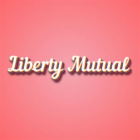 Premium Photo Liberty Mutual Text Effect Photo Image Cool