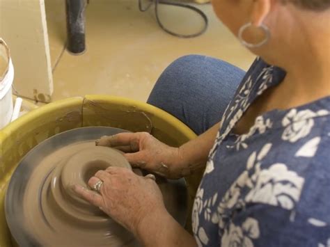 Debbie Hands On Potter Wheel Oglebay Institute