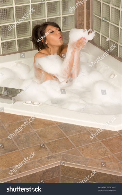 Bathtub Sensual Sexy Female Relaxing Hot Stock Photo 54282667 Shutterstock