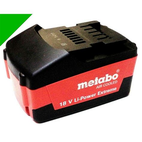 Metabo Akku 18 V Li 3,0 Ah 18 Volt Air Cooled 3000 mAh - 6.25455 Neub