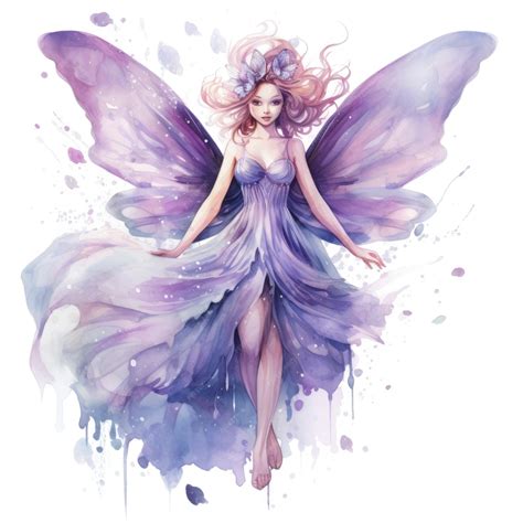 Premium Photo | A Beautiful Watercolor Clipart Image of a Magical ...