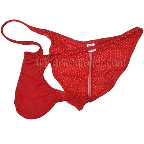 Sexy Men Posing Skimpy String Bikini Briefs Underwear Breath Holes Pucker Briefs Mu