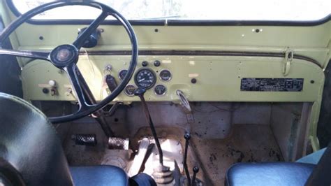 1953 Willys Cj3b Jeep Green Original Engine Good Condition 4wd