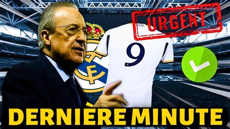 MAINTENANT C EST DÉJÀ CONFIRMÉ FLORENTINO PEREZ A PRIS LA DÉCISION