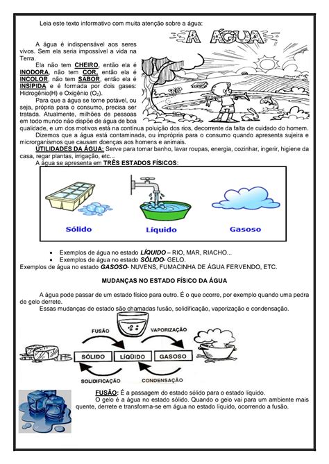 Texto Sobre A Agua 4 Ano - 6