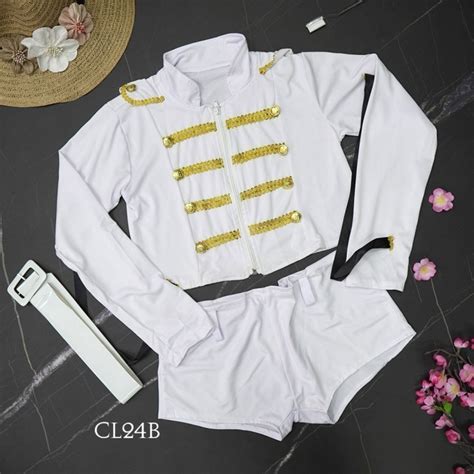 PUTIH Sexy Costume Lingerie Cosplay White Sexy Police Captain Uniform CL24B Shopee Malaysia