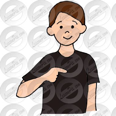 Me Picture for Classroom / Therapy Use - Great Me Clipart