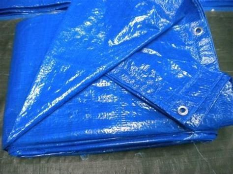 Blue Water Resistant Lightweighted Heavy Duty Hdpe Tarpaulin Sheet