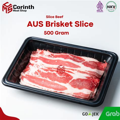 Promo Aus Slice Beef Brisket Daging Sukiyaki Shabu Grill