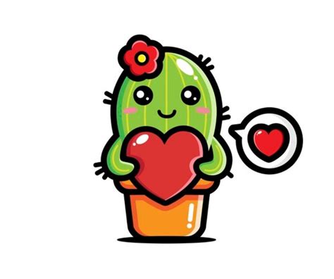 Pin By Shey On Clip Cactus Cute Easy Drawings Cactus Cartoon Easy