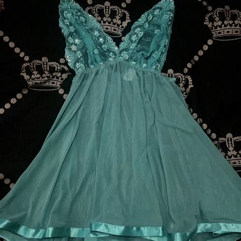 Blue Sequin Lingerie Top Y K Gyaru Mcbling Depop