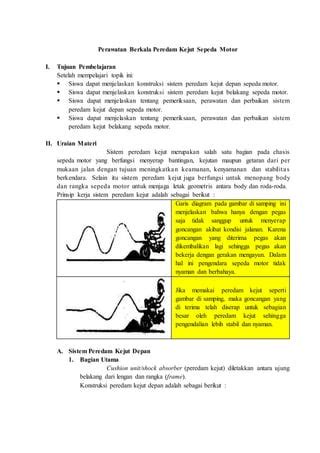 Modul Perawatan Suspensi Sepeda Motor PDF