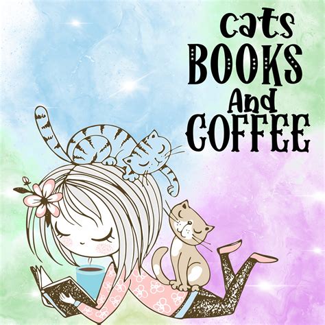 Cats, Books And Coffee Free Stock Photo - Public Domain Pictures