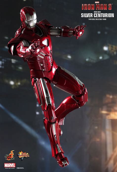 HOT TOYS MARVEL IRON MAN 3 1 6 MARK XXXIII Silver Centurion Action Figure TV Movie Video Games