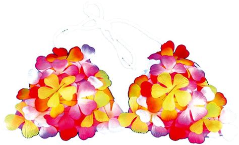 Flower Bikini Top Adult SCostumes